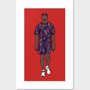 Michael Jordan Barcelona Outfit Posters and Art